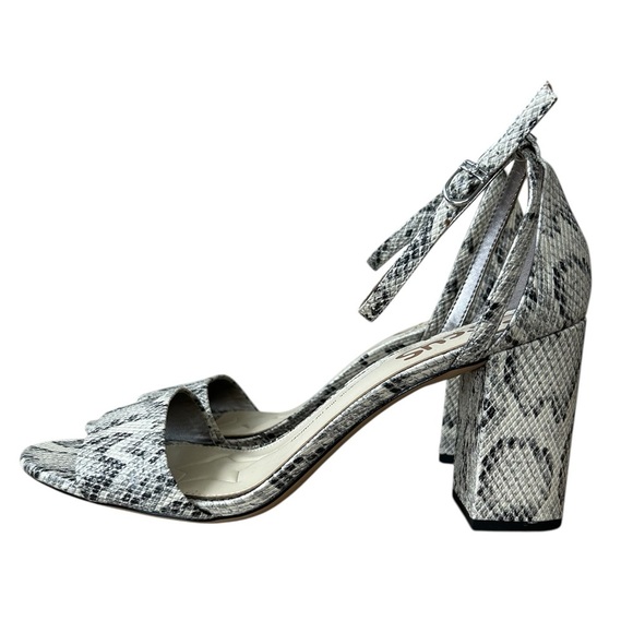 Circus by Sam Edelman Vegan Leather Snakeskin Chunky Heels size 11/EU 41 - Picture 3 of 9